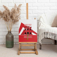 Custom Gibraltar Football Canvas Wall Art Castle And Key Sporty Style