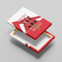 Custom Gibraltar Football Canvas Wall Art Castle And Key Sporty Style