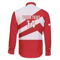 Custom Gibraltar Football Family Matching Long Sleeve Bodycon Dress and Hawaiian Shirt Castle And Key Sporty Style