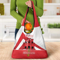 Custom Gibraltar Football Grocery Bag Castle And Key Sporty Style