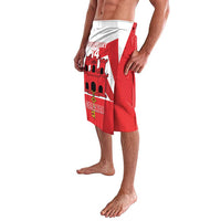 Custom Gibraltar Football Lavalava Castle And Key Sporty Style