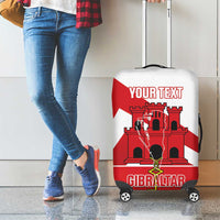 Custom Gibraltar Football Luggage Cover Castle And Key Sporty Style