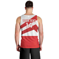 Custom Gibraltar Football Men Tank Top Castle And Key Sporty Style