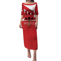 Custom Gibraltar Football Puletasi Castle And Key Sporty Style