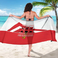 Custom Gibraltar Football Sarong Castle And Key Sporty Style