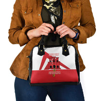 Custom Gibraltar Football Shoulder Handbag Castle And Key Sporty Style