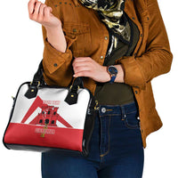 Custom Gibraltar Football Shoulder Handbag Castle And Key Sporty Style