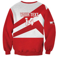 Custom Gibraltar Football Sweatshirt Castle And Key Sporty Style