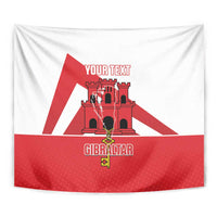 Custom Gibraltar Football Tapestry Castle And Key Sporty Style