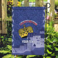 Custom Liechtenstein Football Garden Flag Go Blue-Reds Gutenberg Castle