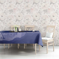 Custom Liechtenstein Football Tablecloth Go Blue-Reds Gutenberg Castle