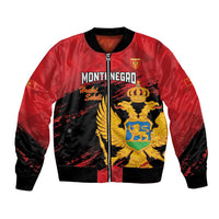 Custom Montenegro Football Bomber Jacket Hrabri Sokoli Grunge Style