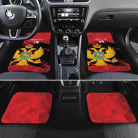 Custom Montenegro Football Car Mats Hrabri Sokoli Grunge Style