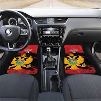 Custom Montenegro Football Car Mats Hrabri Sokoli Grunge Style