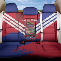 Port-au-Prince Haiti Back Car Seat Cover Potoprens Coat of arms Grunge Vibes