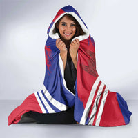 Port-au-Prince Haiti Hooded Blanket Potoprens Coat of arms Grunge Vibes