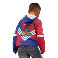 Port-au-Prince Haiti Kid Hoodie Potoprens Coat of arms Grunge Vibes