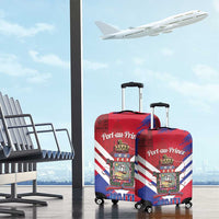 Port-au-Prince Haiti Luggage Cover Potoprens Coat of arms Grunge Vibes