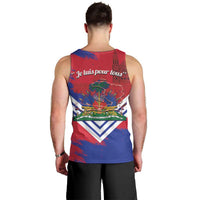 Port-au-Prince Haiti Men Tank Top Potoprens Coat of arms Grunge Vibes