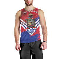 Port-au-Prince Haiti Men Tank Top Potoprens Coat of arms Grunge Vibes