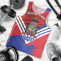 Port-au-Prince Haiti Men Tank Top Potoprens Coat of arms Grunge Vibes