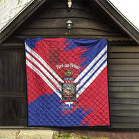 Port-au-Prince Haiti Quilt Potoprens Coat of arms Grunge Vibes