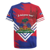 Port-au-Prince Haiti Rugby Jersey Potoprens Coat of arms Grunge Vibes