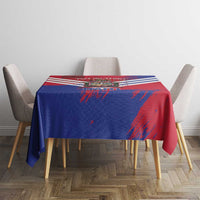 Port-au-Prince Haiti Tablecloth Potoprens Coat of arms Grunge Vibes