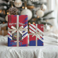 Port-au-Prince Haiti Wrapping Paper Potoprens Coat of arms Grunge Vibes - Wonder Print Shop