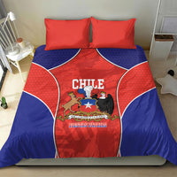 Chile Independence Day Bedding Set Fiestas Patrias Coat Of Arms Style