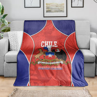Chile Independence Day Blanket Fiestas Patrias Coat Of Arms Style