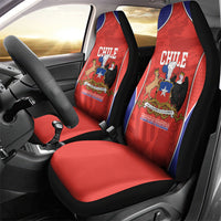 Chile Independence Day Car Seat Cover Fiestas Patrias Coat Of Arms Style