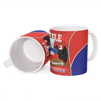 Chile Independence Day Ceramic Mug Fiestas Patrias Coat Of Arms Style