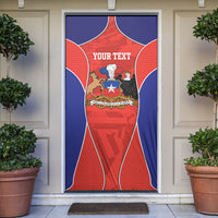 Personalized Chile Independence Day Door Cover Fiestas Patrias Coat Of Arms Style