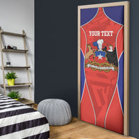 Personalized Chile Independence Day Door Cover Fiestas Patrias Coat Of Arms Style