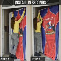 Personalized Chile Independence Day Door Cover Fiestas Patrias Coat Of Arms Style