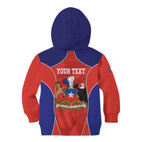 Personalized Chile Independence Day Kid Hoodie Fiestas Patrias Coat Of Arms Style