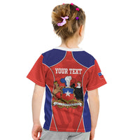 Personalized Chile Independence Day Kid T Shirt Fiestas Patrias Coat Of Arms Style