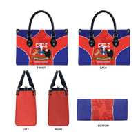 Chile Independence Day Leather Bag Fiestas Patrias Coat Of Arms Style