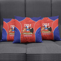 Chile Independence Day Pillow Cover Fiestas Patrias Coat Of Arms Style