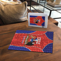 Chile Independence Day Puzzle Fiestas Patrias Coat Of Arms Style