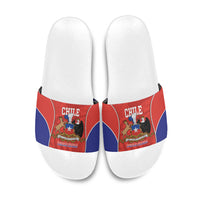 Chile Independence Day Slide Sandals Fiestas Patrias Coat Of Arms Style