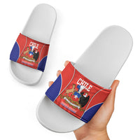 Chile Independence Day Slide Sandals Fiestas Patrias Coat Of Arms Style