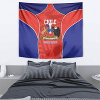 Chile Independence Day Tapestry Fiestas Patrias Coat Of Arms Style