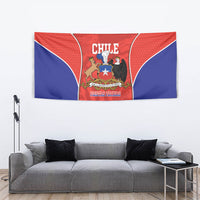 Chile Independence Day Tapestry Fiestas Patrias Coat Of Arms Style