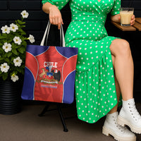 Chile Independence Day Tote Bag Fiestas Patrias Coat Of Arms Style