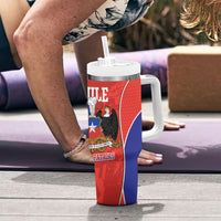 Chile Independence Day Tumbler With Handle Fiestas Patrias Coat Of Arms Style