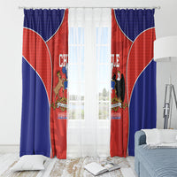 Chile Independence Day Window Curtain Fiestas Patrias Coat Of Arms Style