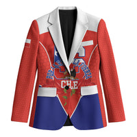 Personalized Chile Independence Day Blazer Chilean Code 56 Copihue Flowers