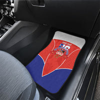 Personalized Chile Independence Day Car Mats Chilean Code 56 Copihue Flowers